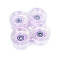 thumbnail image 2 of MAGIDEAL 4 Pieces Skateboard Wheels Longboard Wheels Transparent PU Luminous Smooth Parts Violet, 2 of 8