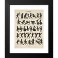 thumbnail image 2 of Kaspar Braun 14x18 Black Modern Framed Museum Art Print Titled - Het Gastmaal (1843), 2 of 5