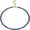 Blue Sapphire, variant on 18K Gold Plated Ruby Baguette Crystal Tennis Choker Necklace for Women, Adjustable Statement Chain