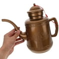thumbnail image 5 of HOOWIFFY Reusable Plastic Drink Pitcher with Lid, Coffee Color, Perfect for Refrigerator, Home, and Everyday Beverage Use, 5 of 8