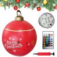 thumbnail image 1 of Decoraciones Navideñas para Exteriores Navideña Inflable PVC Iluminada 24 Pulgadas Con Y Control Remoto, 1 of 9