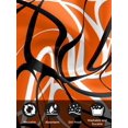 thumbnail image 7 of Orange Geometric Cloth Napkins Set of 6 Reusable Dinner Napkins, Black White Striped Abstract Lines Art Cocktail Napkin Washable Table Napkins for Wedding/Holiday Party/Baby Shower 20"x20", 7 of 7