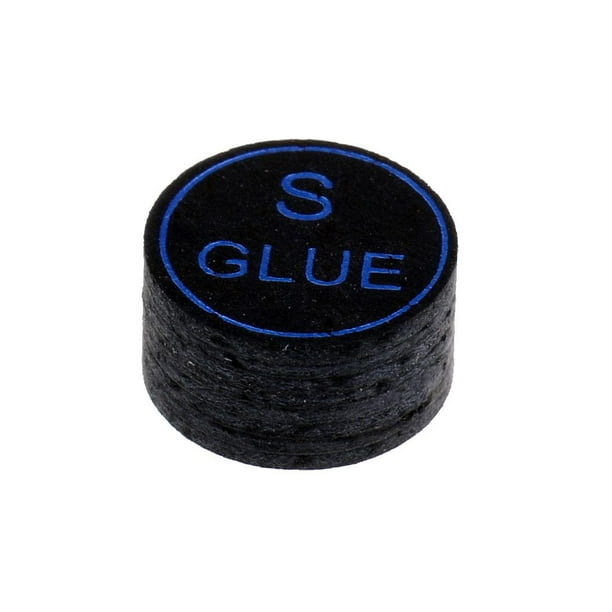 Puntas para tacos de billar Cola de piel de cerdo color negro 13 mm