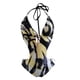 thumbnail image 5 of Gibobby Traje de baño completo mujer Mujeres acolchadas Swimsuit Impressed Bikini Swimwear Push Up Lace Swimswears Tankinis Set(Amarillo,XL), 5 of 5