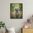 thumbnail image 4 of Paint by Numbers Kit for Adults, Dog With Butterflies In Garden Paint by Numbers, Easy Paint by Numbers Kit for Adults Beginner, DIY Adult Paint by Number Kits on Canvas, 12x16in Home Decor, 4 of 7