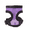 Purple, variant on GASTROPOD Dog Harness Stylish Mesh Design Nylon Material Adjustable Length No Pull Dog Harness Comfortable Fit Dog Harness Small Sized Dog 35x43cm,Black