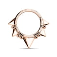 thumbnail image 2 of Nose Septum and Ear Cartilage Hoop Triangles design 16 Gauge, 2 of 3