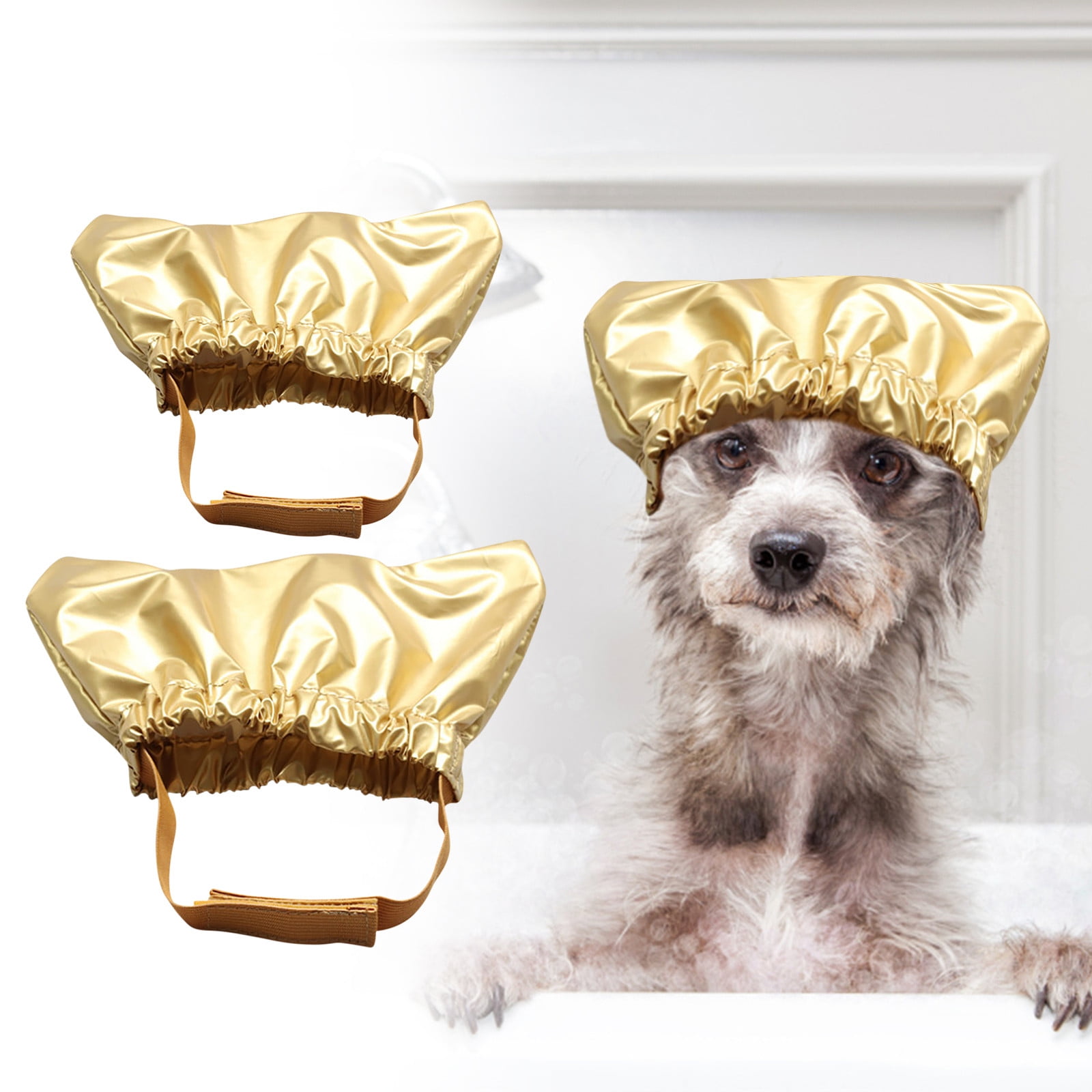 Pet Shower Cap For Ears S/M Dog Shower Cap Pet Bath Cap With