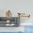 thumbnail image 2 of Escultura De Hoja De Metal, Sofá, Estatua De Hoja De Madera, Figura En Forma De Hoja, Artesanía, Adorno Creativo Nórdico, Escultura Abstracta, Banco En Miniatura, Silla, Salón Para Mesa,, 2 of 8