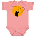 thumbnail image 3 of Inktastic Fly Fishing Sun Silhouette Boys or Girls Baby Bodysuit, 3 of 5
