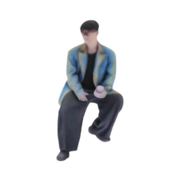 BELOVING 1/64 Diorama Man Figure Micro Layout Ornament Micro Landscape Collection Gift Photo Prop Resin Miniature Character Mini Model Style E