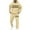 Beige, variant on Jogging Suits for Men 2 Piece Set letter print Relaxed Fit Hoodie Sweatshirt and Joggers Sweatpants Sets Casual Pullover Suit with Pocket Beige L