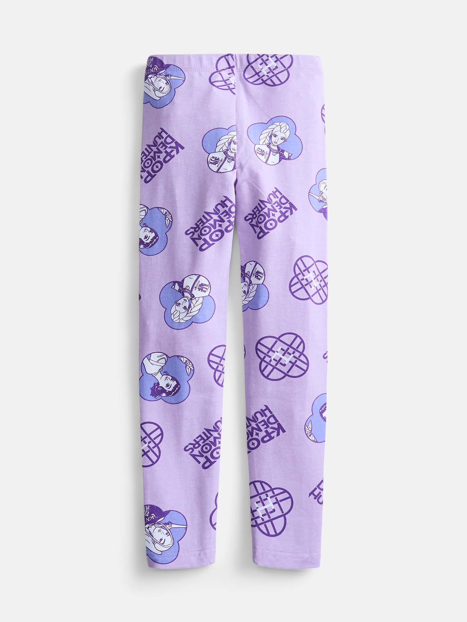 KPop Demon Hunters Girls' Huntrix Icon Graphic Leggings, Sizes 4-16