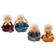 thumbnail image 3 of Figuras de monje Buda chino perfecl adorno de muñeco monje para niño Gong Fu 4 Uds, 3 of 8