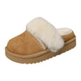 thumbnail image 2 of IUJSOY Womens Slippers Platform Memory Foam Fuzzy Slippers Winter Warm Plush Slip on House Shoes, 2 of 9