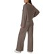 thumbnail image 2 of TaTaai Women Solid Cotton Linen Drawstring Waist Wide Straight Leg Capri Pants with Pockets Loose Casual Ladies Fitness Daily Lounge Wear Breathable No Fading Stylish Comfortable Trousers Gift, 2 of 6
