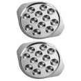 thumbnail image 1 of AMERTEER 2Pcs Escargot Plate Stainless Steel Snail Plate Conch Baking Tray Kitchen Gadget, 1 of 6