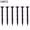 regular black, variant on 50pcs Plastic Garden Lawn Stakes,6inch Rustproof Nail for Ground Lawn Edging, Weed Fabric, Tarp, Artificial Turf, Camping Tent