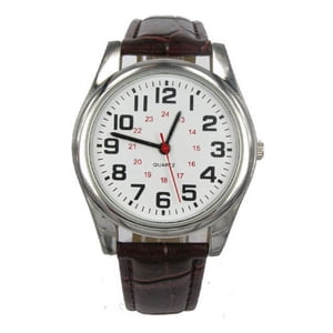 George Men's Casual Watch with Imitation Leather Band