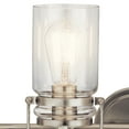 thumbnail image 4 of Kichler Brinley 32.5" 4 Light Brushed Nickel Vanity Light with Clear Glass Shades, 4 of 8
