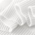 thumbnail image 2 of YEJIMAN Cozy Sweaters for Women Fall V Neck Tops Casual Lightweight Knit Pullover  Sweater Womens Long Sleeve Tops White, 2 of 4