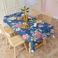 thumbnail image 2 of Pioneer Flower Floral Print Pattern Rectangle Tablecloth 60"x102",Waterproof Polyester Rectangle Table Cloth, Wipeable Spillproof Polyester Tablecloth for Dining, Camping, Indoor and Outdoor, 2 of 6