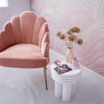 thumbnail image 4 of TOV Furniture Table d'Appoint Transitionnel en Pierre de Béton Delta 17 Po H, Ivoire, 4 of 5