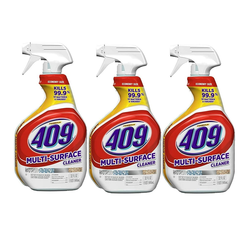 Formula 409 MultiSurface Cleaner Spray Bottle 32 oz (Pack of 3)