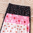 thumbnail image 5 of JFOPQVSM 3 Pack Baby Girls Leggings Cotton Ankle Length Polka Dots Tights Footless Dance Yoga Pants, 5 of 7