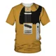 thumbnail image 1 of Camiseta De Manga Corta Estampada De Guitarra De Arte 3d, 1 of 7