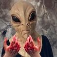 thumbnail image 2 of SUNSIOM Couvre-Chef Alien Halloween Réaliste 3D Extraterrestre Accessoire de Cosplay pour Adultes, 2 of 6