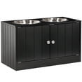 thumbnail image 7 of Elevated Dog Bowl with Storage Compartment Removable Stainless Steel Bowls for Large Dogs, 7 of 7