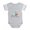 Heather Gray, variant on CafePress - Stork Baby Rom2 - Cute Infant Baby Football Bodysuit