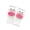 18#White, variant on Girls Funny 3D Character Socks Braided Tassel Cartoon Face Mid Calf Socks Cute Novelty Ribbed Knit Socks Holiday Party Costume Accessory Socks One Size