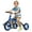 Blue, variant on 4 In 1 Kids Tricycle For 2-5 Years Old Toddler, Folding Toddler Balance Bike With Removable Pedals, Birthday Gift & Toys For Boy And Girl, Balance Training For Baby Balance Bike Infant Trike