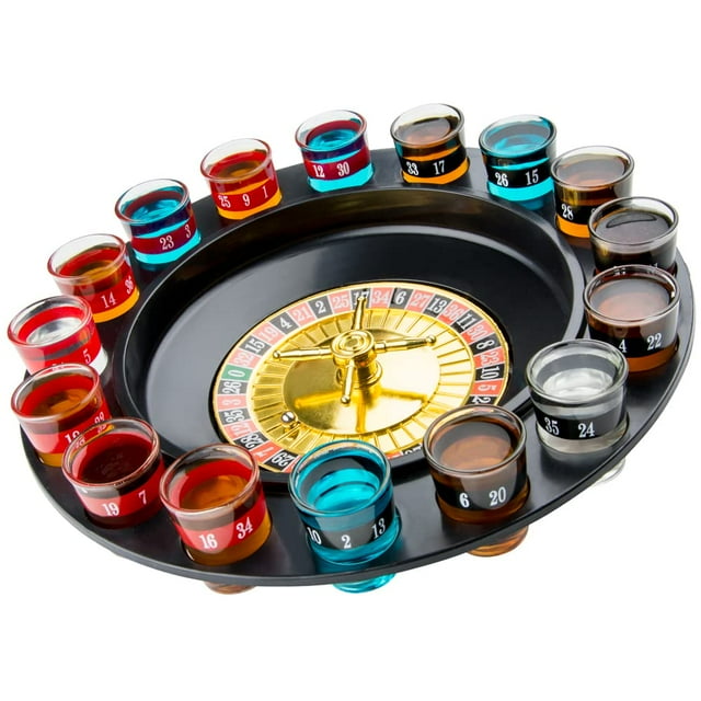 Rhode Island Novelty Jeu de ROULETTE 13 Pouces avec Rotation et Tir