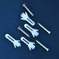 thumbnail image 4 of Frameless Mirror Secure, Metal Spring Loaded Clips With Wall Anchors And Screws, Slim Hardware Design For A Sleek Profile, Practical Fixing Kit For Easy Installation, 4 of 6