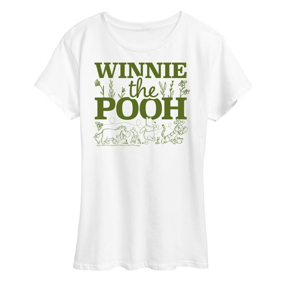 Winnie the Pooh -  Marching Friends - Women's Short Sleeve Graphic T-Shirt