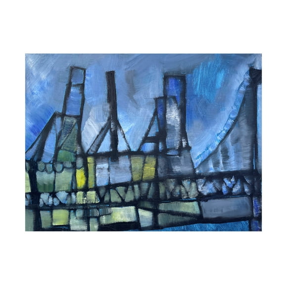 Trademark Fine Art Erin McGee Ferrell Under Construction Canvas Wall Art