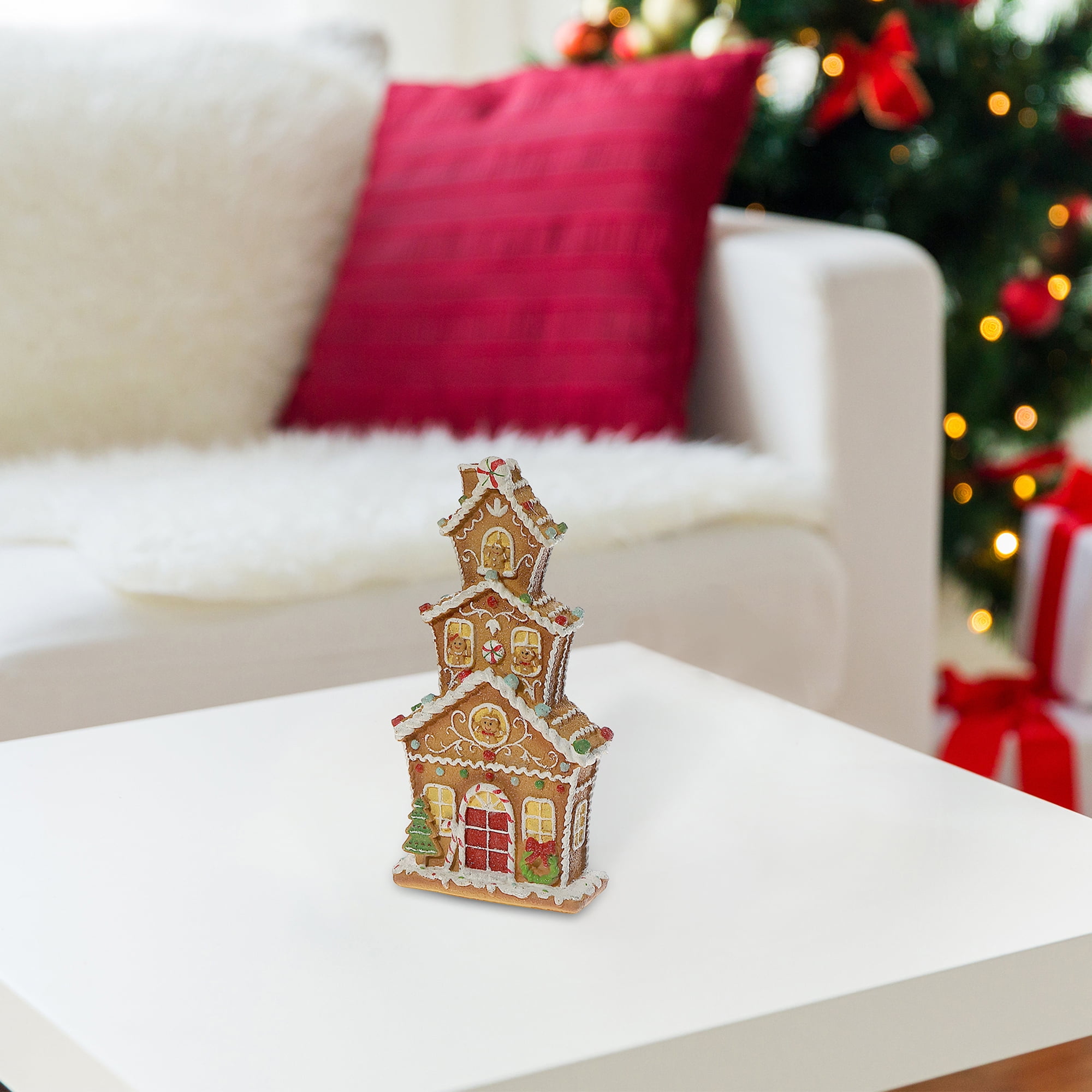 Polyresin Gingerbread House Décor