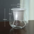 thumbnail image 1 of Self-Watering Flowerpot Automatic Water Absorbing Flowerpot Transparent Double Layer Plastic Succulent Plant Pot Decorative Pot 2#, 1 of 6