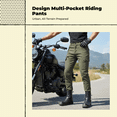 thumbnail image 3 of Abbraccia Pantalones moto resistentes protección, 3 of 6