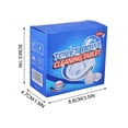 thumbnail image 3 of HuiXinOu Toilet Cleaning Tablets, Drop-in Tank Cleaner, Deodorizer Removes Urine Stains Limescale, Slow Release for Continuous Cleaning, Blue, 3 of 7