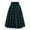 Green, variant on Hontri Skirt Women Fashion Casual Plaid Skirtwith Pockets Vintage High Waist Pleated Skirt Green S