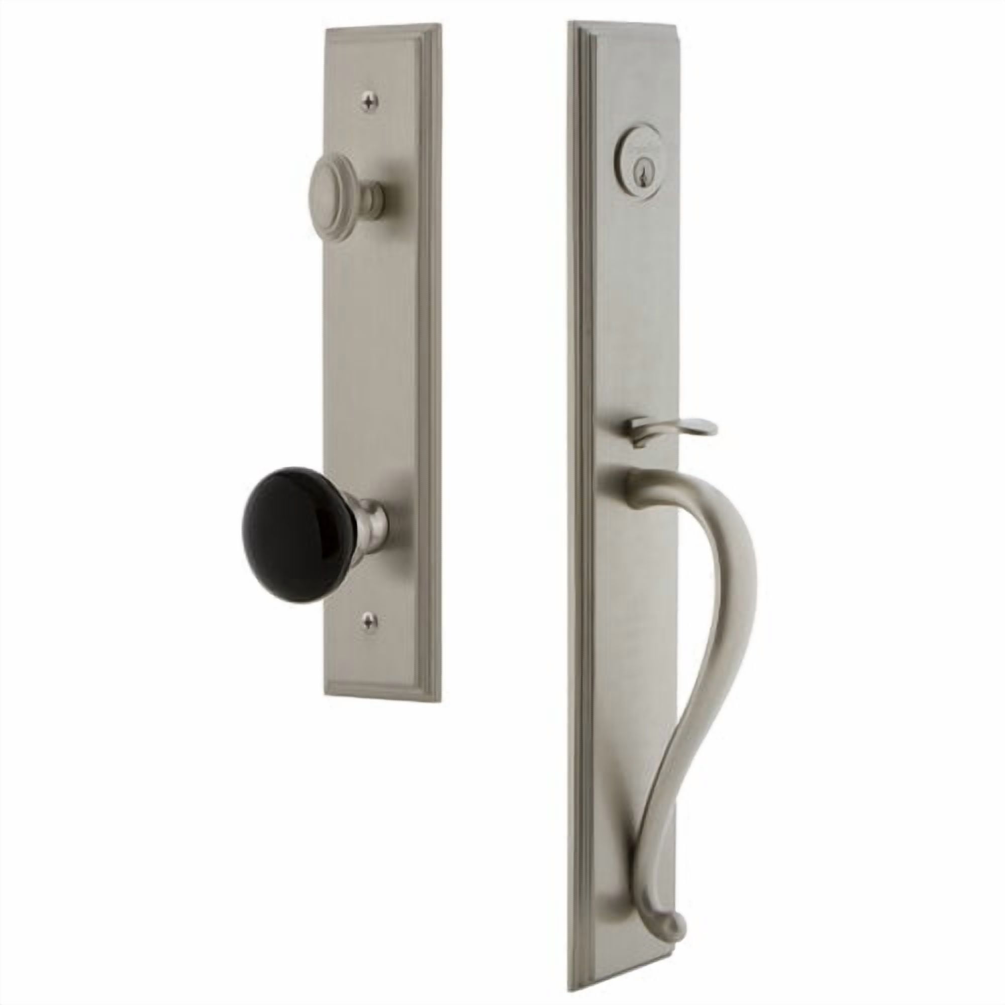 Grandeur Carre Dummy Handleset with S Grip and Coventry Knob