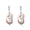 Purple, variant on YAMI Baroque Freshwater Pearl Earrings 9-10mm 925 Sterling Silver Dangle Drop Earrings with CZ Gift for Women