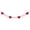 G, variant on Felt Heart Garland Banner, 8.2 Ft Felt Heart Garland, Pre-Strung Valentine's Day Heart Hanging Decorations for Anniversary Wedding Engagement Party Home Office Wall Decorations Supplies