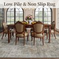 thumbnail image 4 of Modern Abstract Area Rug Carpet X Rugs for Living RoomMachine Washable Rugs for Bedroom Dining Living Room Rug Grey MultiColor, 4 of 7