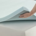 thumbnail image 3 of Sweet Home Collection 2" Gel Memory Foam Mattress Topper, Twin, Hypoallergenic, 3 of 5