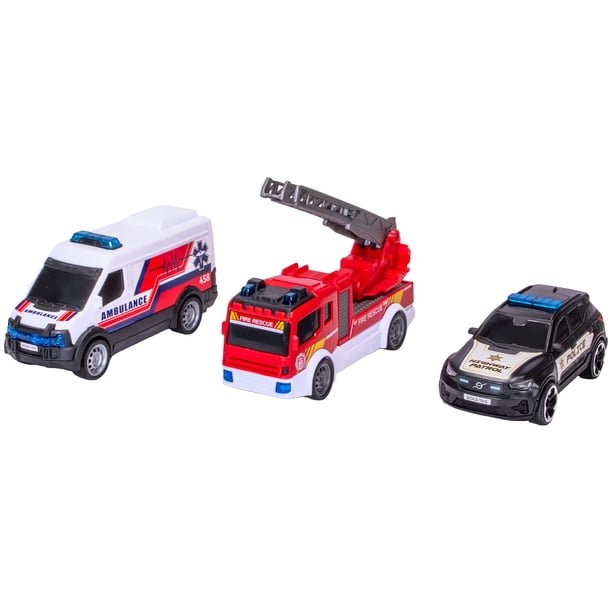 Dickie Toys Rescue Station - Play Vehicles for Preschools